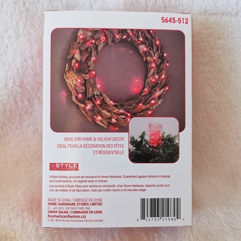 🔥3/$15🔥 Red LED String Lights‎ , Timer Control - Picture 2 of 4